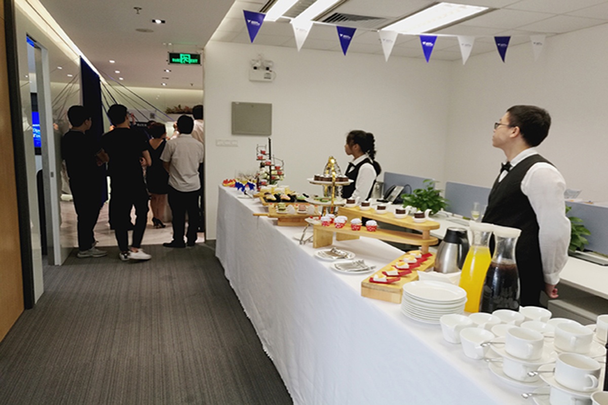 深圳粵海大廈開業茶歇